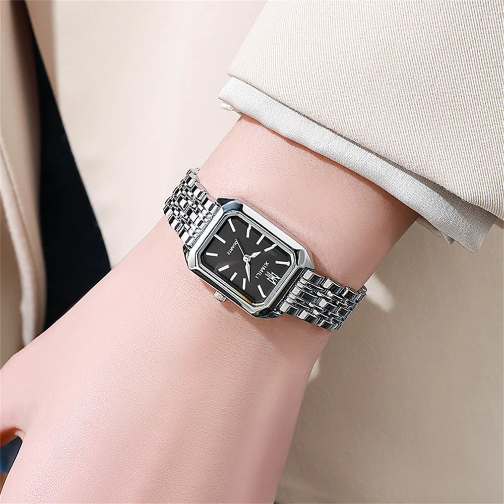 GoldSquare Elite – Women’s Luxury Timepiece