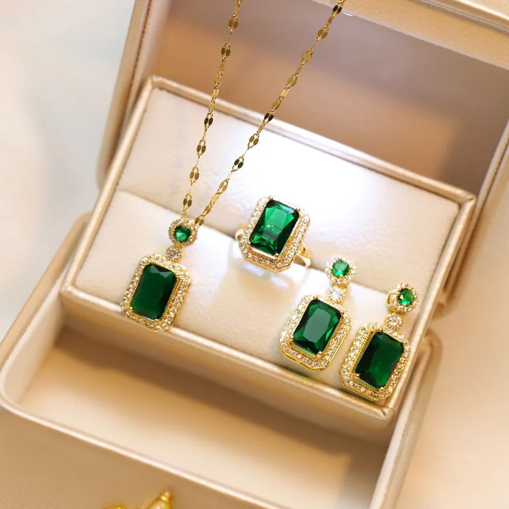 AURÉLIA Crystal Bridal Set