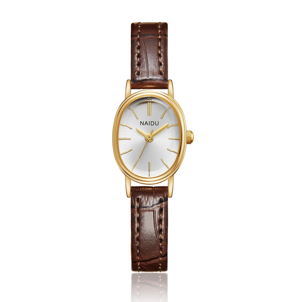 NAIDU™ Oval Classic Leather Watch