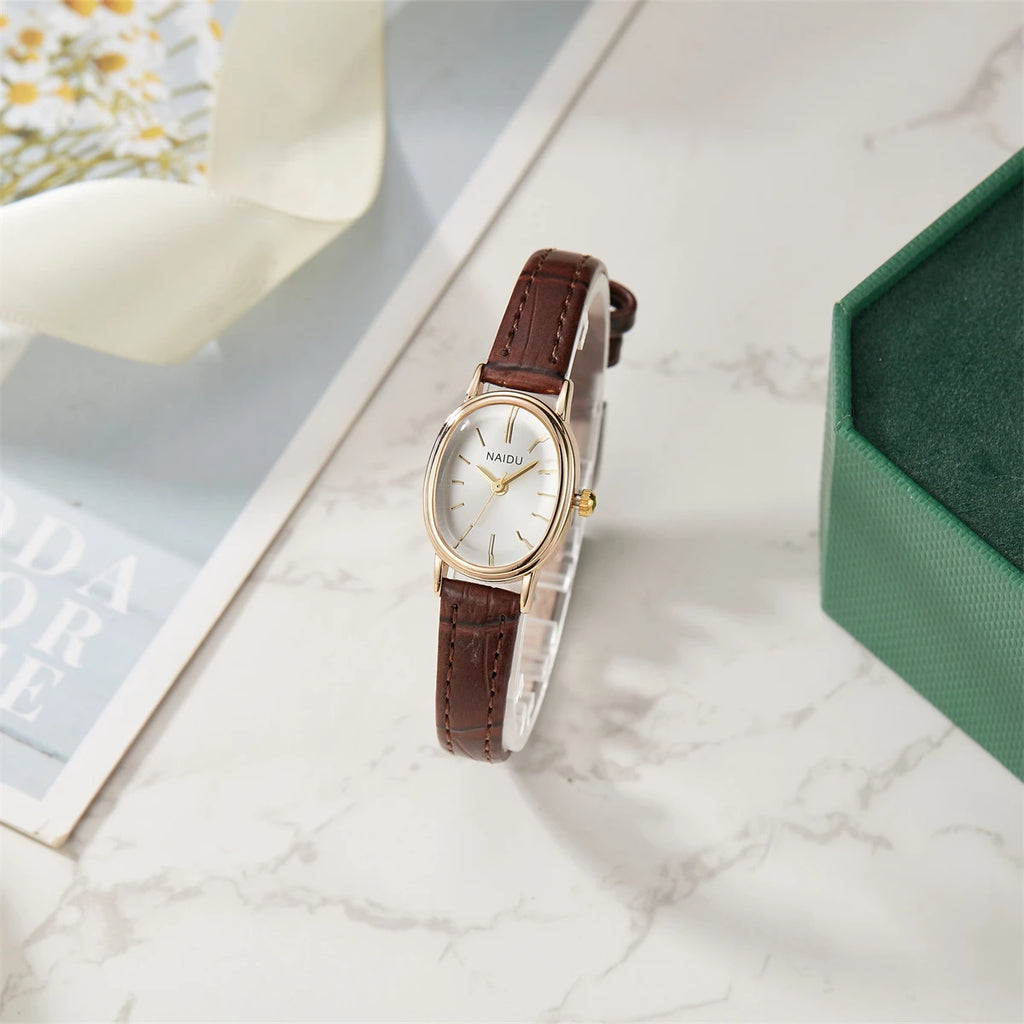 NAIDU™ Oval Classic Leather Watch