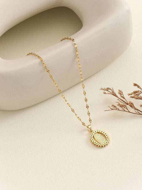 CELESTIA™️ – Virgin Mary Starry Sky Zircon Pendant Necklace
