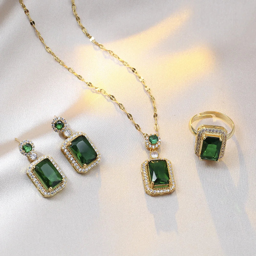 AURÉLIA Crystal Bridal Set